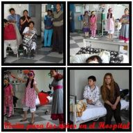 Visita para los niños en la Hospital